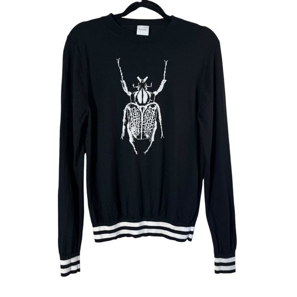 PAUL SMITH Goliath Beetle Graphic Wool Jumper Sweater - Picture 5 of 12